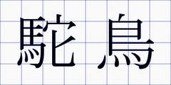 駝鳥