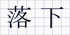 落下